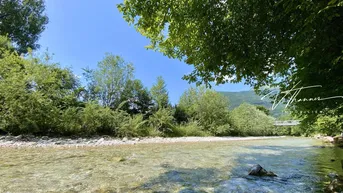 Expose 2-Zimmer Appartement mit Eigengarten direkt an der Alm.
