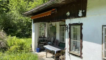 Expose Rarität ehemaliges Bahnwärterhäuschen an der Enns
