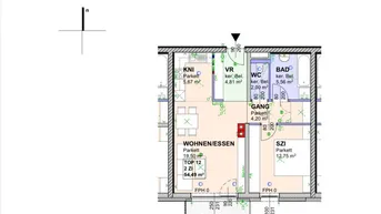 Expose Nachmieter:in gesucht: Moderne 2-Zimmer Neubau Wohnung mit Balkon und Carport