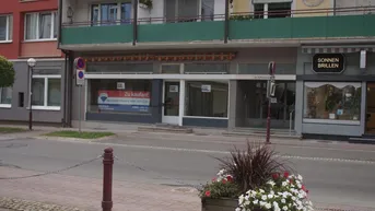 Expose Zentral gelegenes Geschäftslokal in Eisenerz