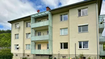 Expose Helle 2-Zimmer-Mietwohnung mit Balkon und schöner Aussicht in Aflenz!