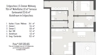 Expose 3 Zimmerwohnung Gartenwohnung - Hohenems - Top 2