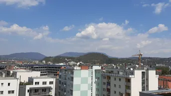 Expose LENDPLATZ Moderne 2,5-Zimmer Wohnung mit Balkon im 7. Stock-Aussicht auf Plabutsch