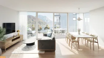 Expose Exklusive 4-Zimmer-Architektenwohnung mit Panoramaterrasse in Gmunden