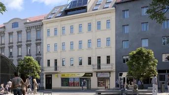 Expose 3-Zimmer-Wohnung in direkter U-Bahn-Nähe - 6 m² Freifläche - 3 Meter Raumhöhe