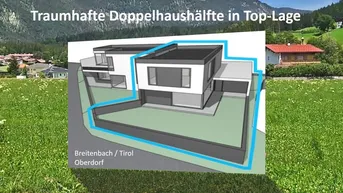 Expose Wohntraum - DHH im Grünen am Ortstrand - stylisch, energieeffizient und modern. Erstbezug