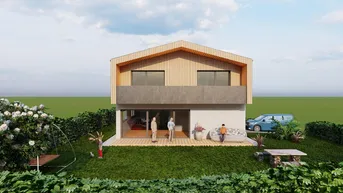 Expose 005 Haus Pirknerklamm Wohnen im Grünen - hochwertiges Holzhaus mit Wohlfühlfaktor und sonnigen Garten