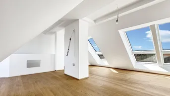 Expose Erstbezug 3-Zimmer Dachgeschosswohnung mit großer Wohnküche