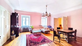 Expose Viel Raum für Ihre Träume auf über 450 m²! - Wohnung mit großem Rohdachboden und Potential! - Zentral nahe dem Hauptplatz.