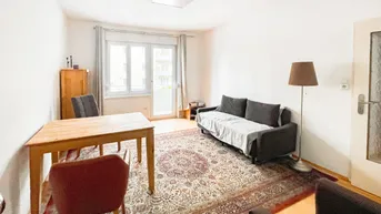 Expose Fußläufig zum LKH: 2-Zimmer-Wohnung mit Westbalkon, gepflegt &amp; sofort beziehbar.