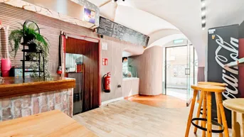 Expose Top Lage Graz Innenstadt: Imbiss-Gastrolokal mit Pizzaofen und Genehmigung bis 3 Uhr.
