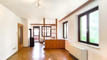 Expose Ruhige 3-Zimmer-Wohnung mit Westbalkon, Fernblick &amp; Parkplatz - Nähe Graz mit Potenzial zur individuellen Gestaltung.