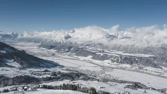 Expose Freizeitwohnsitz im Blockhaus auf 1200m mit direktem Blick übers Inntal Richtung Karwendel