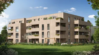 Expose Charmante 52 m², 2-Zi. Gartenwohnung mit Terrasse und Loggia – Ein gr�ünes Kleinod