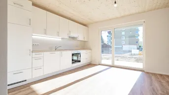 Expose 3-Zimmer-Gartenwohnung mit 345 m² Garten, Terrasse, Erstbezug, barrierefrei, Landskron