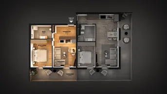 Expose 2-Zimmer-Penthouse mit Bergblick – Anlegerwohnung mit Terrasse &amp; Top-AfA