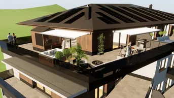 Expose Penthaus in St. Johann, Top2 83,81m²; 48,27m² Terrasse und Fernsicht