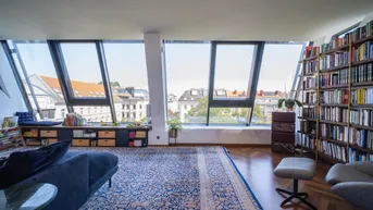 Expose THERESIANA: Lichtdurchflutetes Penthouse zwischen Kutschkermarkt und AKH - ebenerdig und eigenem Aufzug **PROVISIONSFREI**