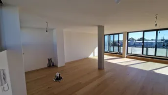 Expose 2-Zimmer Dachgeschoss Loft-Studio mit 71.59 m2-nah zur U2 Donauspital-Erstbezug nach Sanierung - Süd-Terrasse mit Fernblick