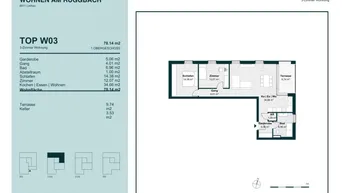 Expose Neubau: Exklusives Wohnen am Bodensee – 3-Zimmer Wohnung mit Terrasse Top 3