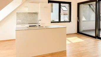 Expose 2-Zimmerwohnung im Dachgeschoss mit Terrasse im Herzen von Schwarzach (Top D06)