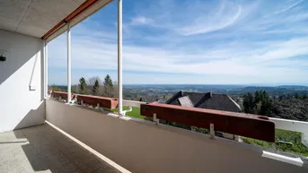 Expose Helle 1-Zimmer-Wohnung mit einzigartigem Panoramablick in St. Radegund bei Graz