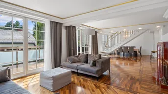 Expose Elegante Dachgeschoss-Maisonette mit Private Spa, Kamin &amp; Terrasse – exklusives Familienwohnen in Sievering