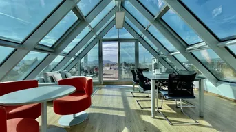Expose RARITÄT - PENTHOUSE MIT WINTERGARTEN UND TRAUMTERRASSE - KLIMAANLAGE UND ZWEI GARAGENPLÄTZE - TOP- INFRASTRUKTUR