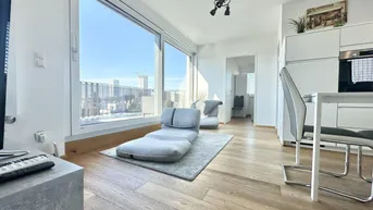 Expose IHR NEUES EIGENHEIM! Tolle 2 Zimmerwohnung + Dachterrasse nahe der Alten Donau! VOLL MÖBLIERT + Einbauküche & Klimaanlage! U1 Alte Donau & Kagran!