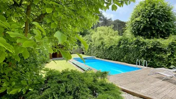 Expose Doppelhaushälfte Hinterbrühl/Weissenbach mit Pool großer Terrasse und gemütlichen Garten