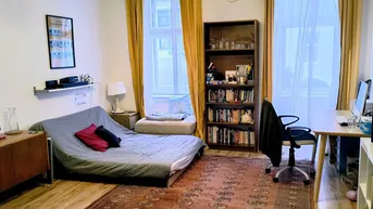 Expose UNTERMIETE GESUCHT für Vollmöblierte 2-Zimmer Altbauwohnung im Erdgeschoss Augarten / Volkermarkt Nähe