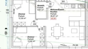 Expose Neuwertige 3-Zimmer-Erdgeschosswohnung mit EBK in Lannach