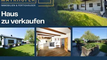 Expose Traumhafter Bungalow in Steyr: 160m² Wohnfläche, generalsaniert, mit Garten, Terrassen, Garagen und Kachelofen