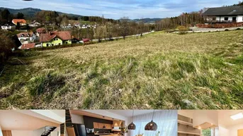 Expose Haus+Grund: Hochwertiges Niedrigenergiehaus und schöner Baugrund in Bad Großpertholz