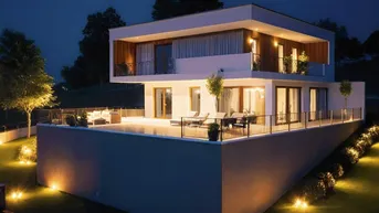 Expose Aufgepasst: Traumhafte Architektenvilla mit Weitblick und Pool! (NEUBAU)