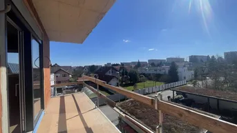Expose Sonnige Penthouse Neubauwohnung mit großem Balkon und Parkplatz!