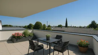 Expose Sonnige Penthouse Wohnung mit großer Terrasse u. Parkplatz. (Schlüsselfertig)