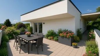 Expose Schlüsselfertig: Sonnige Penthouse Wohnung mit großer Terrasse u. Parkplatz.