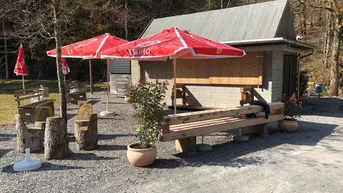 Expose Kiosk am Staufensee