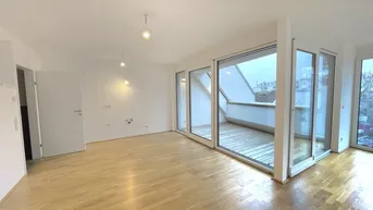 Expose Lichtdurchflutete Dachwohnung mit großer Terrasse – 6. Bezirk