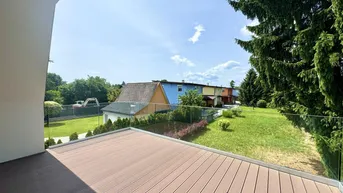 Expose ERSTBEZUG : Sonnige 3-Zimmer-Wohnung mit Dachterrasse und Parkplatz in Liebenau