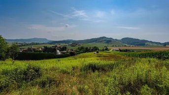 Expose Sonniges Baugrundstück mit Panoramablick am Waldrand!