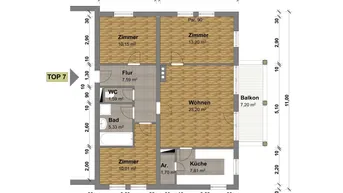 Expose Großzügige Wohnung im Zentrum von Saalfelden zu vermieten