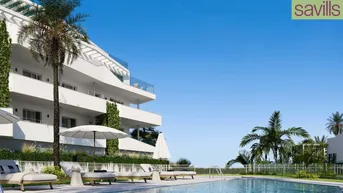 Expose Neubau-Penthouse mit 3 Schlafzimmern und 193 m² Terrasse im Westen Malagas zu verkaufen