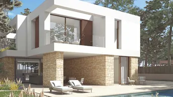 Expose Neubau 5-Schlafzimmer-Villa mit 214m² Terrasse zu verkaufen in Dénia, Costa Blanca