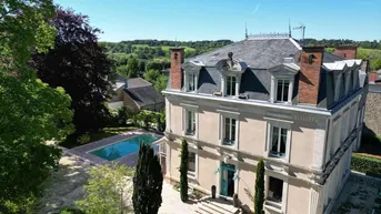 Expose Prächtige Villa mit Pool, Aufzug und parkähnlichem Garten, nur 30 km von Limoges entfernt