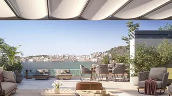 Expose Neubau-Penthouse mit 2 Schlafzimmern und 124 m² Terrasse zu verkaufen in Gràcia, Barcelona