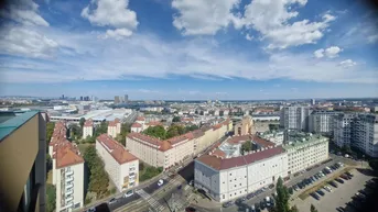 Expose Dachgeschoßwohnung im 18 Stockwerk inkl. traumhafter 63m² Terrasse mit Blick über Wien