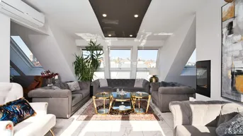 Expose Luxuriöse Dachgeschoss-Maisonette mit 4 Zimmern, 3 Terrassen und Top-Ausstattung!