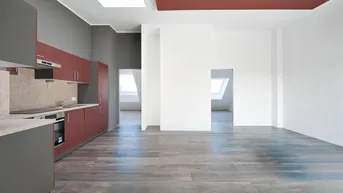 Expose Schlüsselfertige 3-Zimmer Dachgeschosswohnung – Erstbezug mit Terrasse und viel Licht!